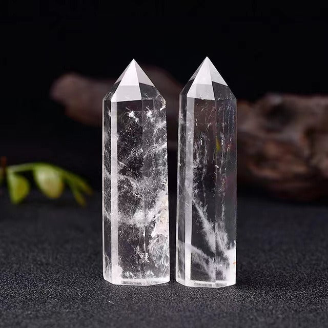 1PCS Natural Crystal Point Energy Column Obelisk Hand Polished Very Beautiful Gemstone Specimens Minerals Crystals Column