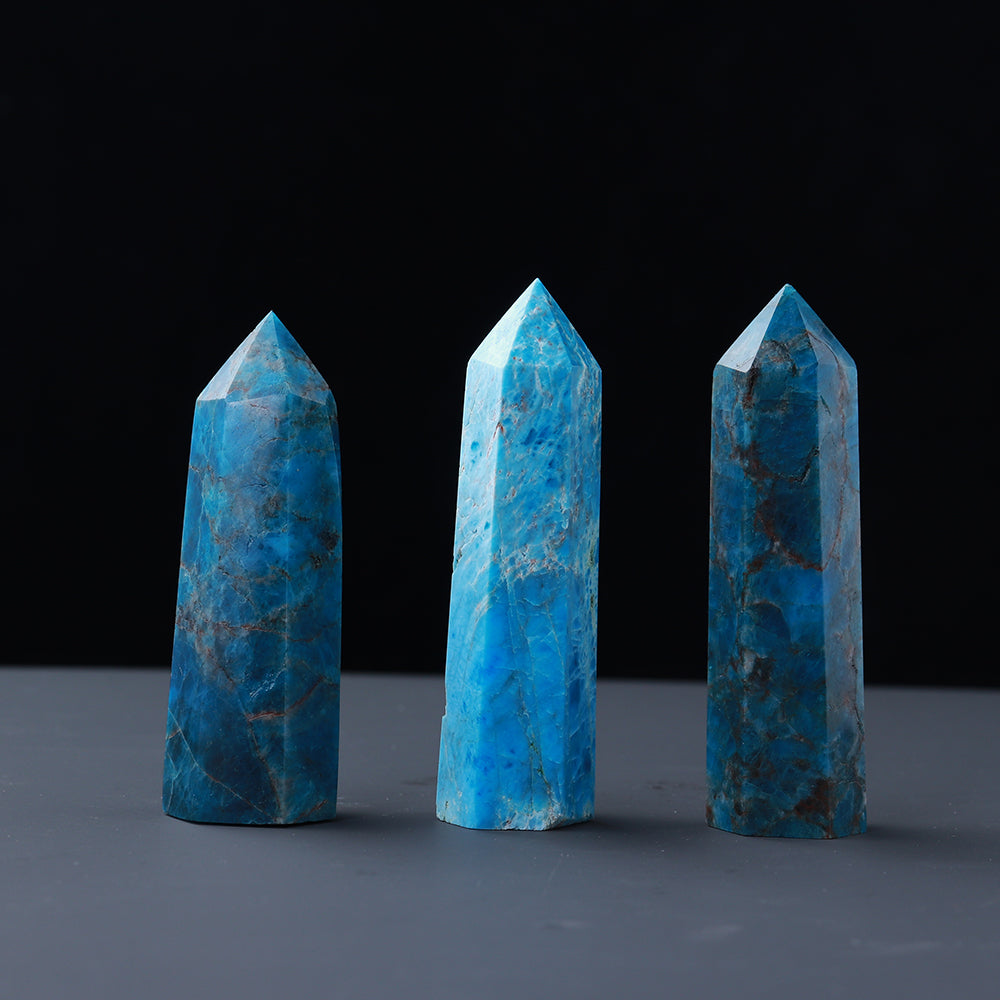 Natural crystal single pointed column hexagonal ornament original stone grinding crafts crystal points wand