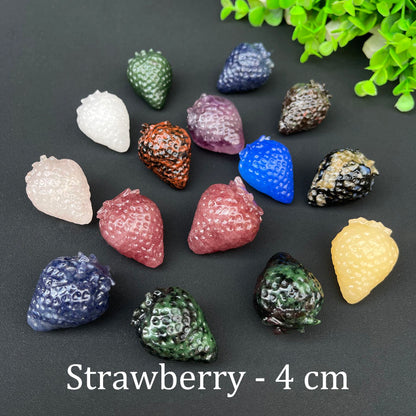 Wholesale Various Jasper Carved Crystal Stone Whale Dog Cat Bear Bunny Frog Mini Crystal Animal Carving