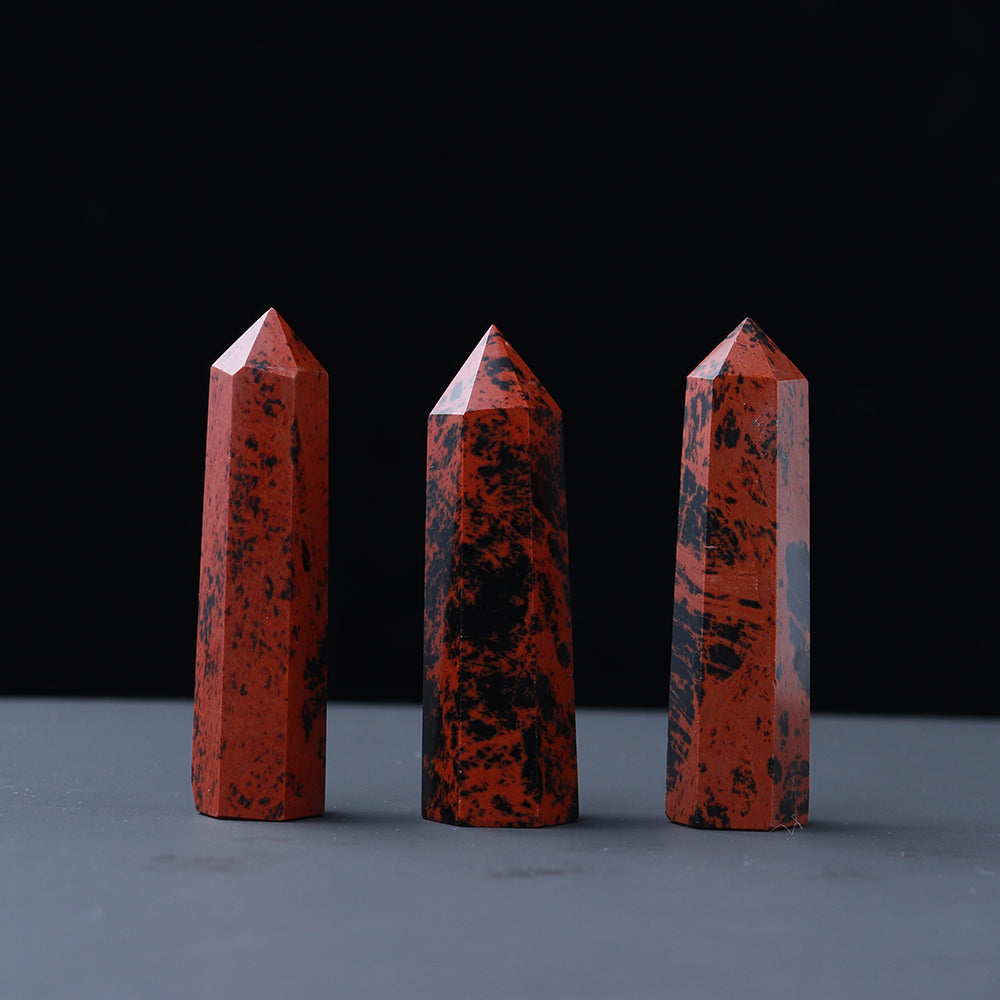 Natural crystal single pointed column hexagonal ornament original stone grinding crafts crystal points wand