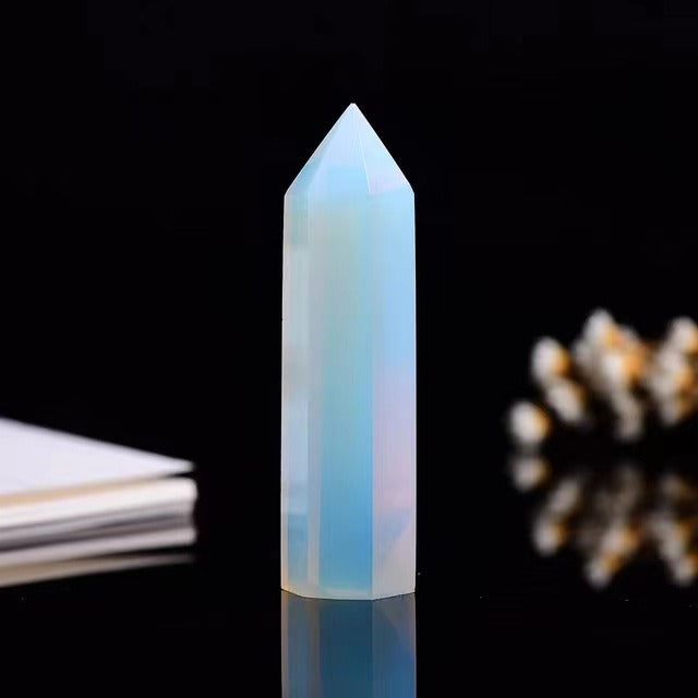 1PCS Natural Crystal Point Energy Column Obelisk Hand Polished Very Beautiful Gemstone Specimens Minerals Crystals Column